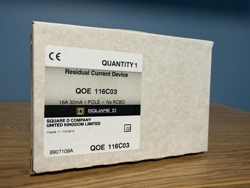 Square amp rcbo type c - square, 16